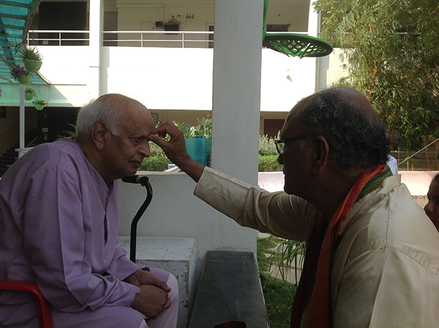 Makara Sankraman Soura Homam by Pandit Suresh Chandra on the eve of Makara Sankranti at SMILES