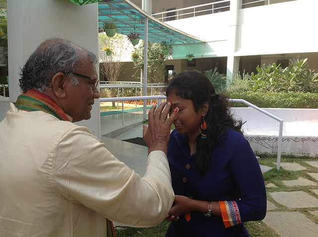 Makara Sankraman Soura Homam by Pandit Suresh Chandra on the eve of Makara Sankranti at SMILES