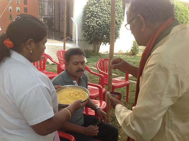 Makara Sankraman Soura Homam by Pandit Suresh Chandra on the eve of Makara Sankranti at SMILES