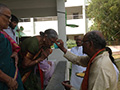 Makara Sankraman Soura Homam by Pandit Suresh Chandra on the eve of Makara Sankranti at SMILES