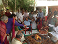 Makara Sankraman Soura Homam by Pandit Suresh Chandra on the eve of Makara Sankranti at SMILES