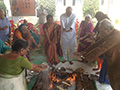 Makara Sankraman Soura Homam by Pandit Suresh Chandra on the eve of Makara Sankranti at SMILES