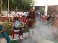 Makara Sankraman Soura Homam by Pandit Suresh Chandra on the eve of Makara Sankranti at SMILES